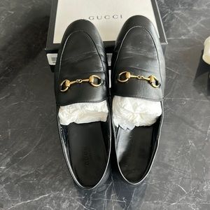 Gucci Brixton Collapsible Leather Loafers